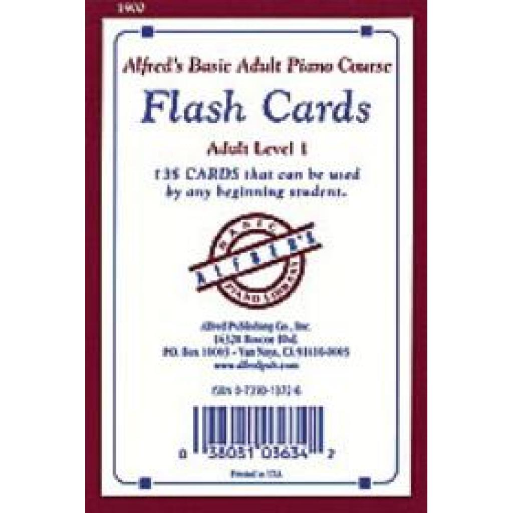 Ab Adult Flash Cards Level 1