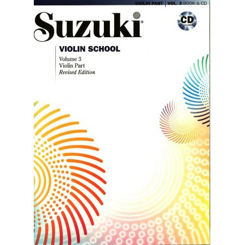 Suzuki Violin School Book 3 New Edition Includes CD