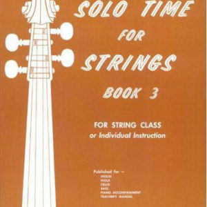 Solo Time for Strings Book 3 Bass