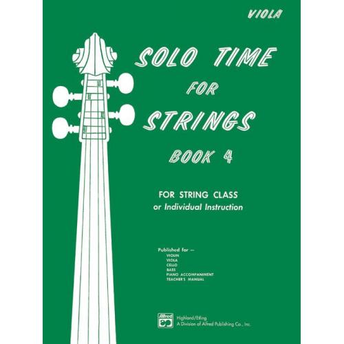 Solo Time for Strings Book 4 Viola