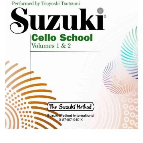 Suzuki Cello School Book 1 & 2 CD