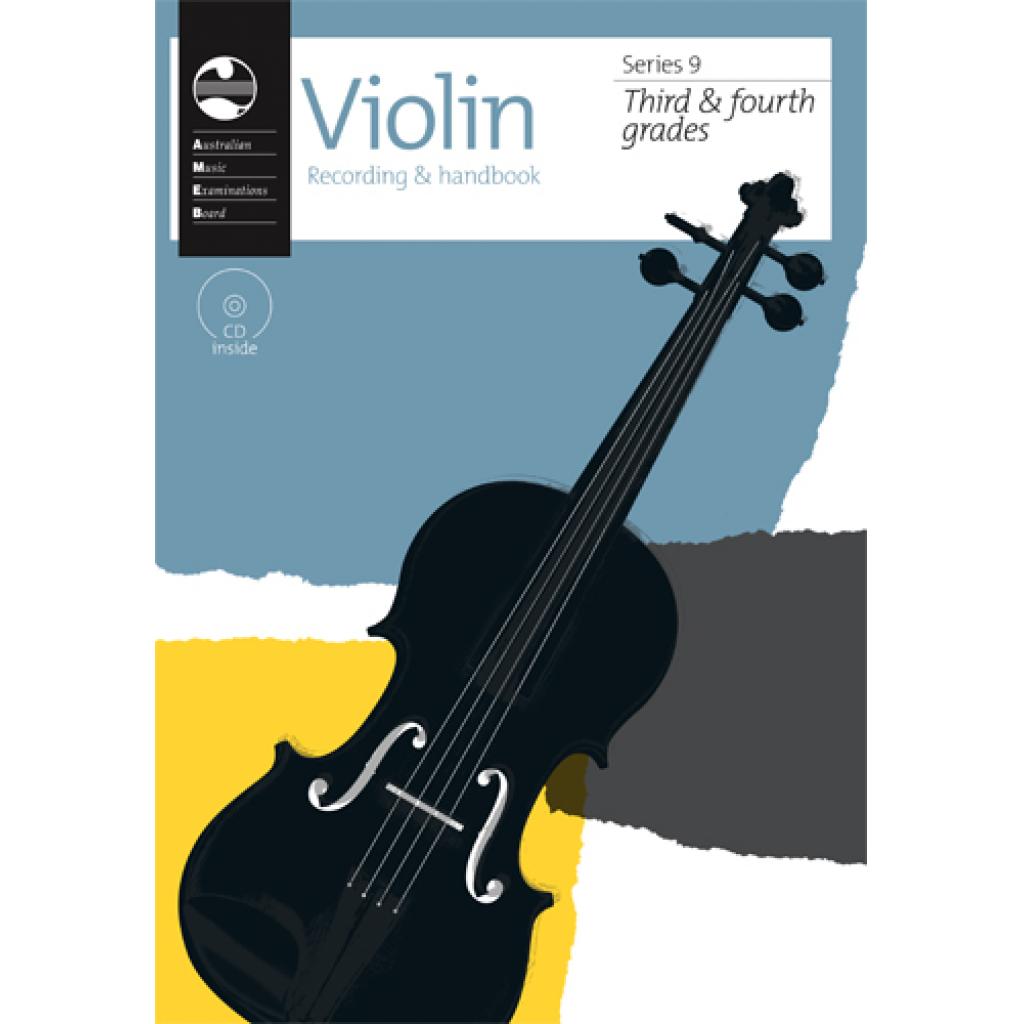 AMEB Violin Series 9 Grade 3 to 4 CD & Handbook