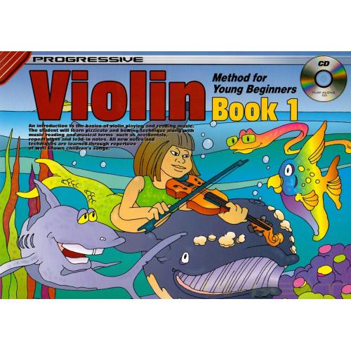 Progressive Violin Method for Young Beginners BK1