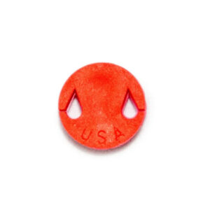 USA Violin Mute Round Rubber - Red
